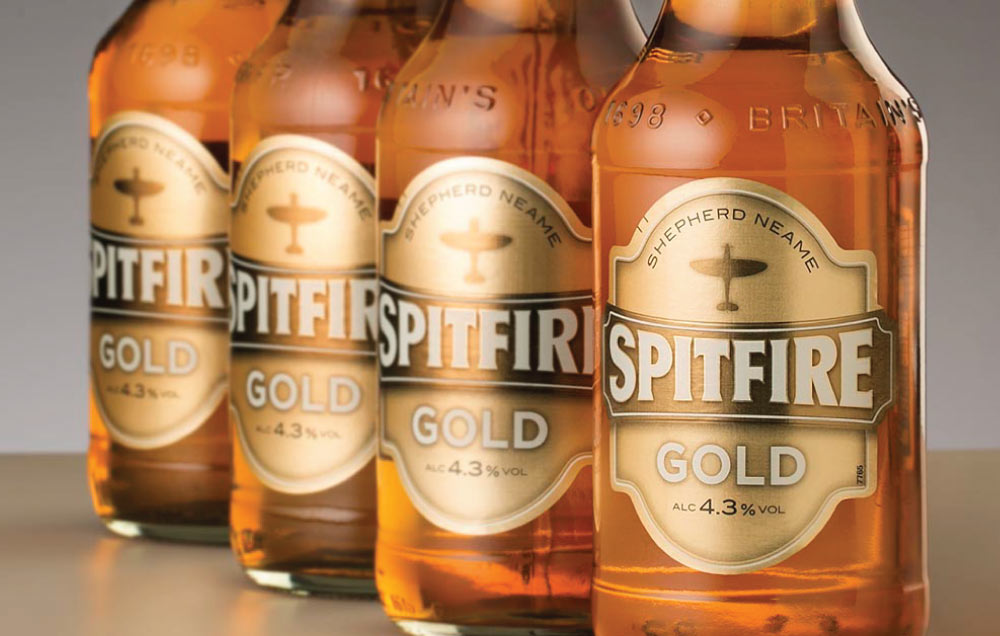 Bottles of Spitfire Gold