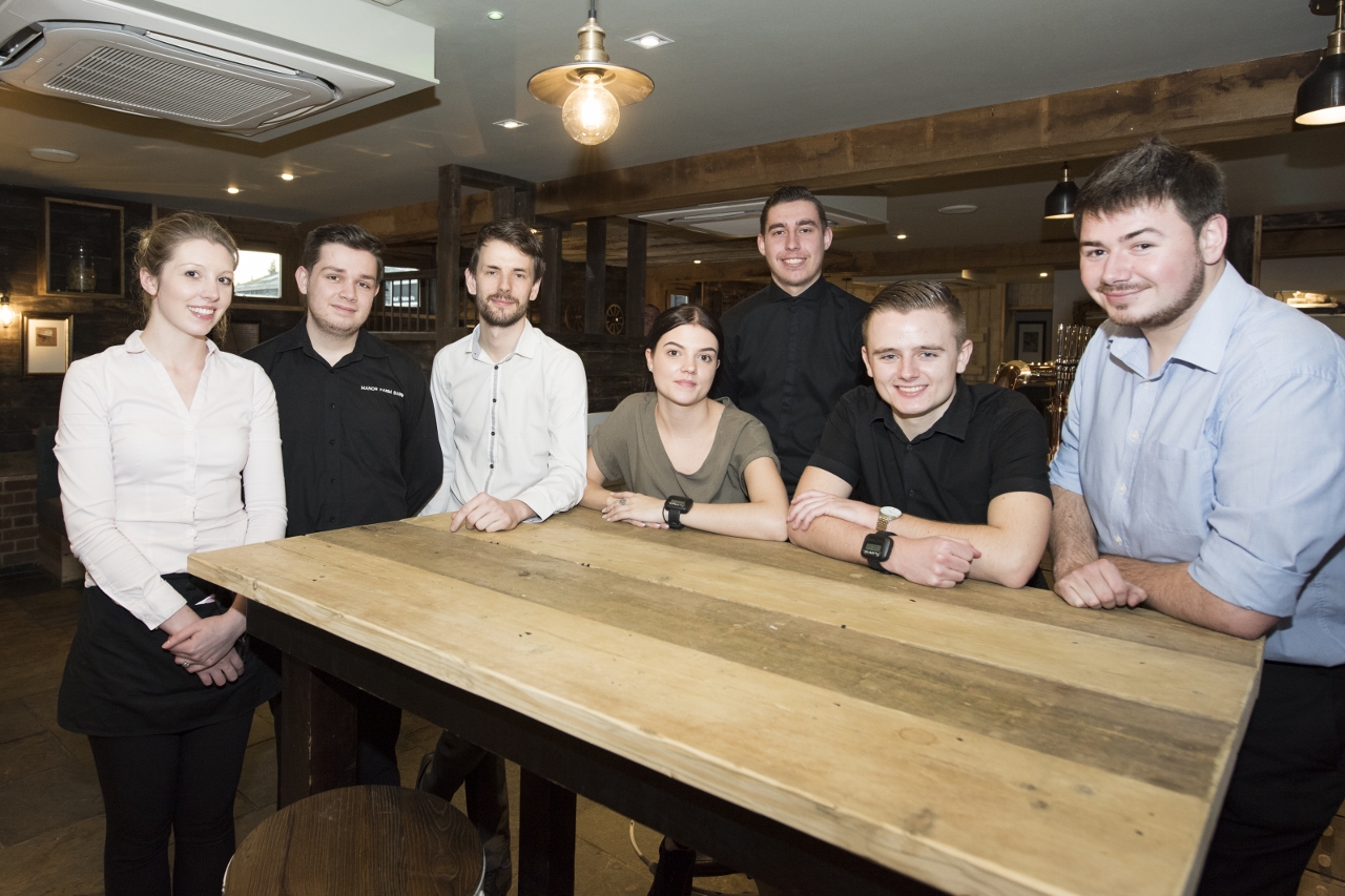 The team at the Manor Farm Barn