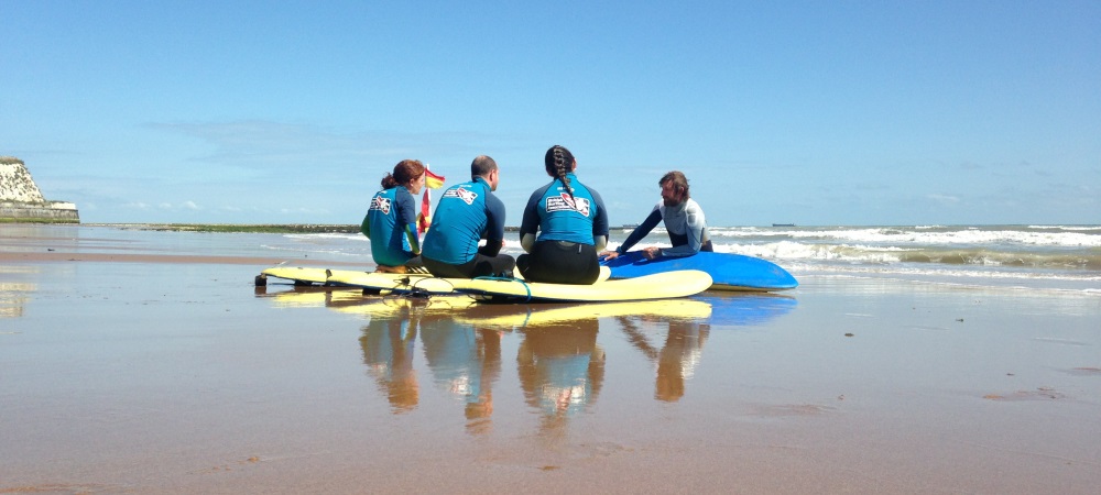 Learn to surf with Joss Bay surf school