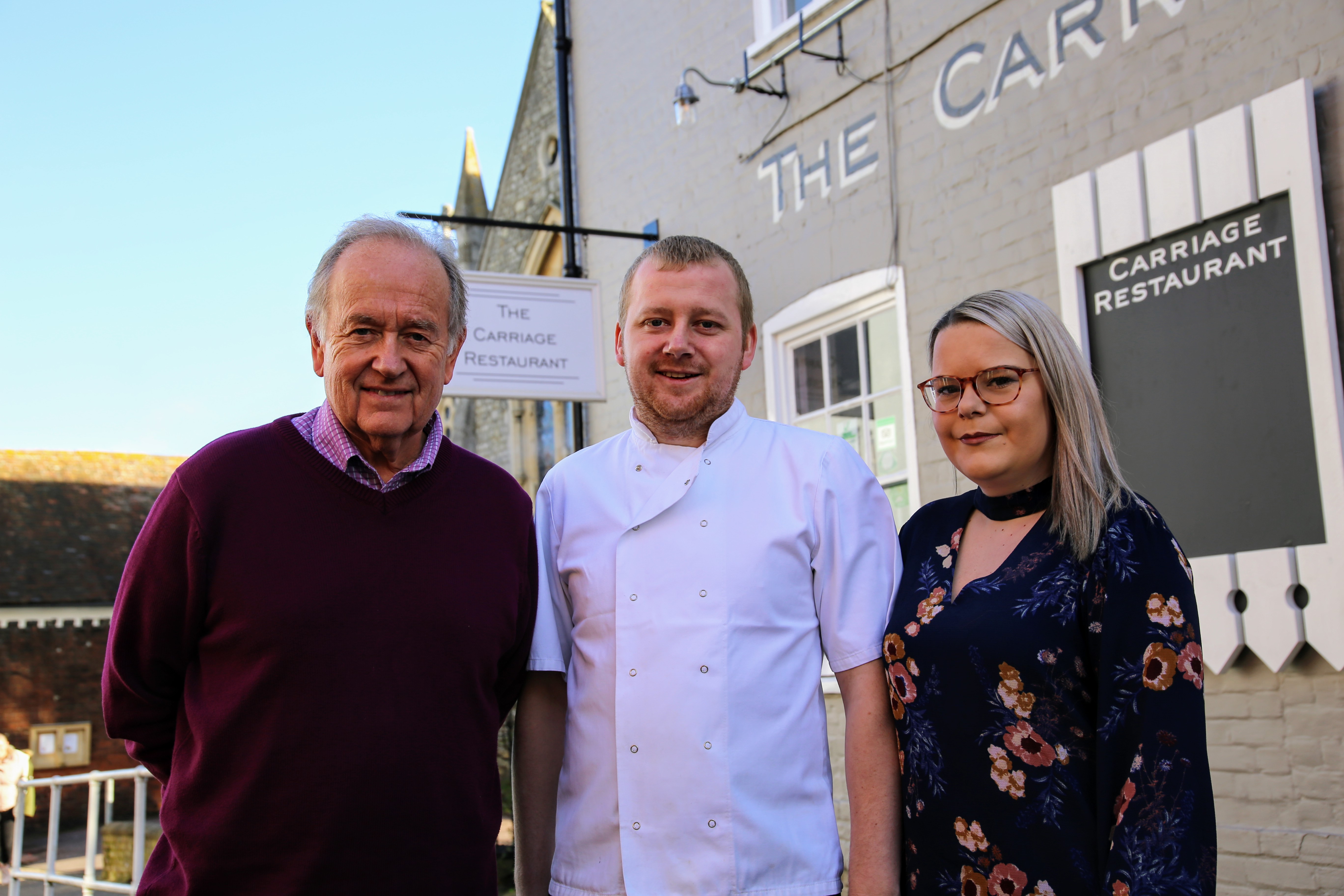 Mel Hatchard, Nicky Martin and Tania Bourne at The Carriage Restaurant, Faversham""