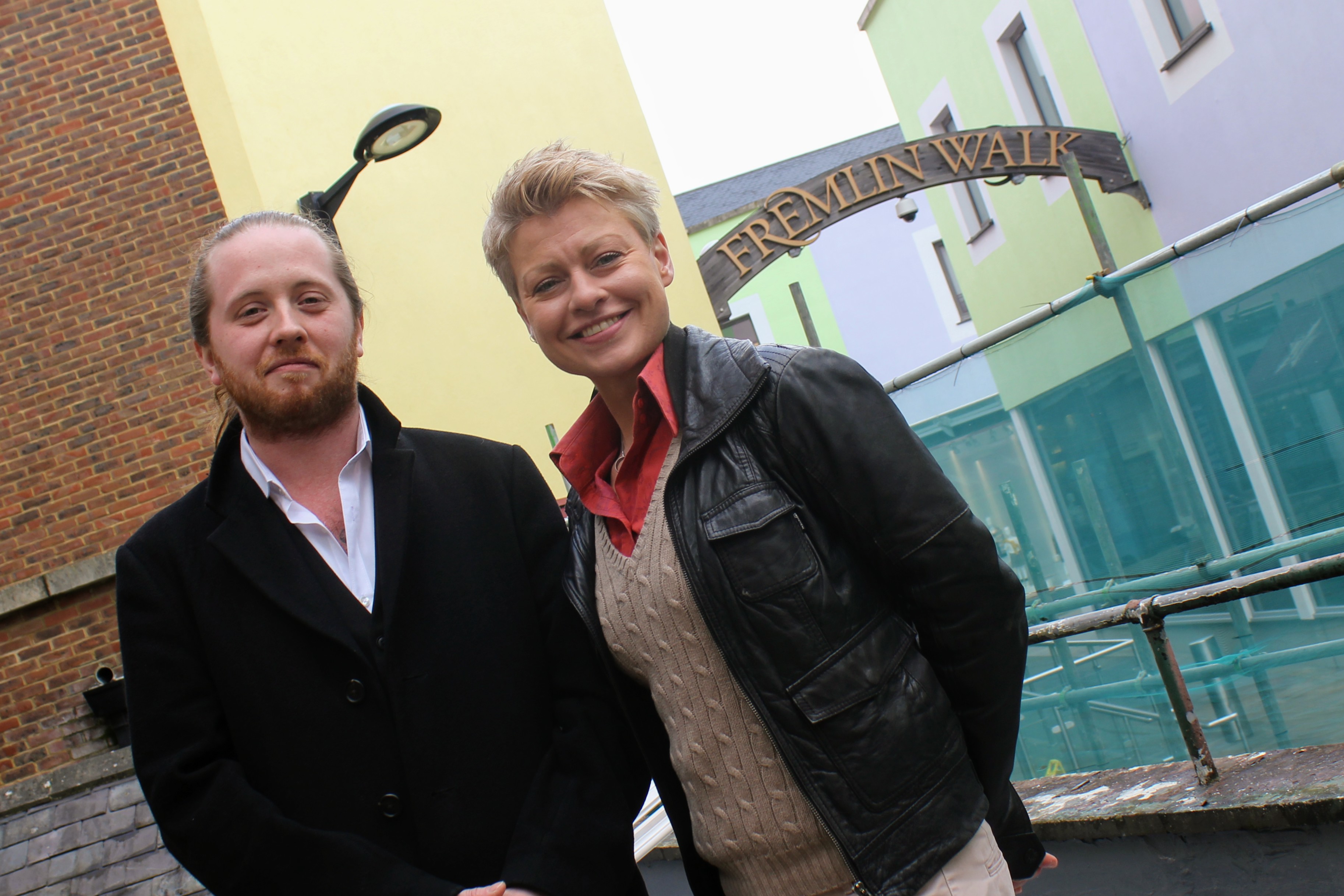Lou Davies and Matt Green at the Market House, Maidstone