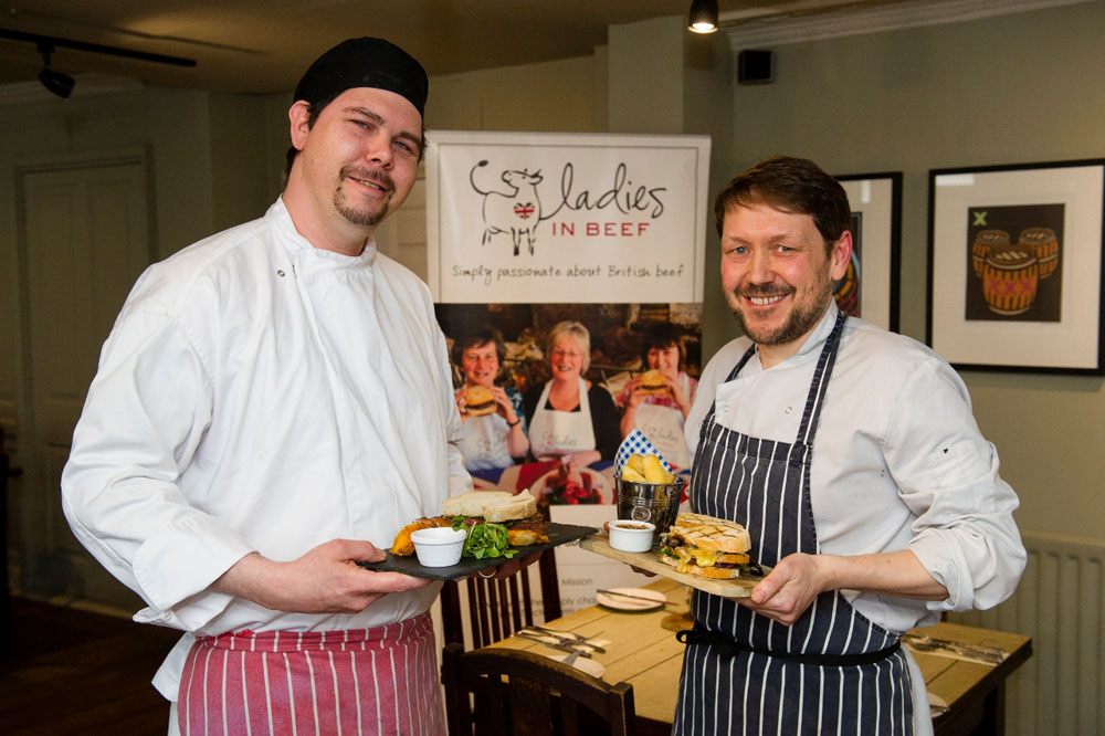 Great British Beef Butty competition 2016 - Chefs Tony Smith and Alistair Lycett