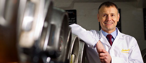 Shepherd Neame head brewer Richard Frost