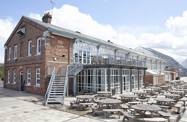 Ship and Trades Outside Seating Area