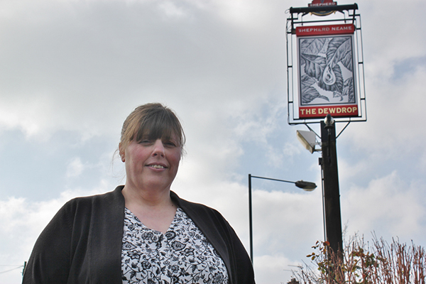 The Dewdrop Rainham Licensee Janet Harris