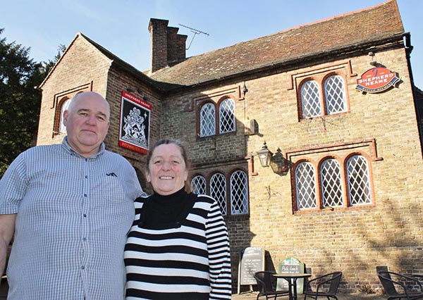 The FitzWalter Arms Goodnestone Bob and Jeannette Todd