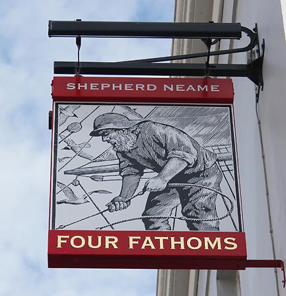 The Four Fathoms Swingsign