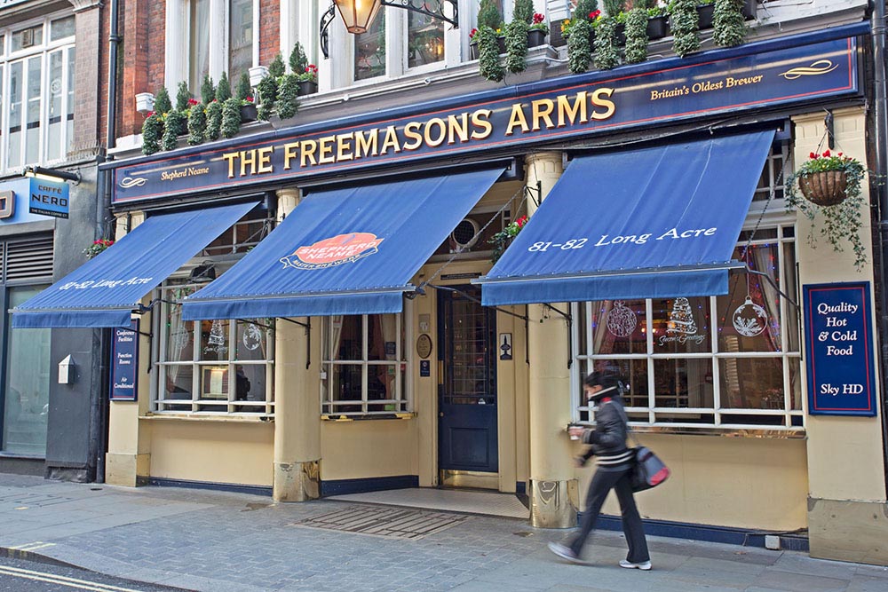 The Freemasons Arms Covent Garden Exterior