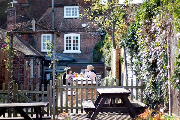 The Monument Canterbury Beer Garden