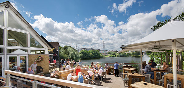 The Wharf Dartford Outside Seating Area