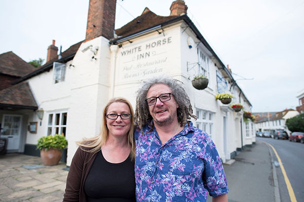 White Horse Boughton - Licensees Paul and Tara Birks