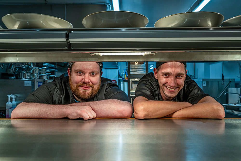 Chefs at the Woolpack Banstead