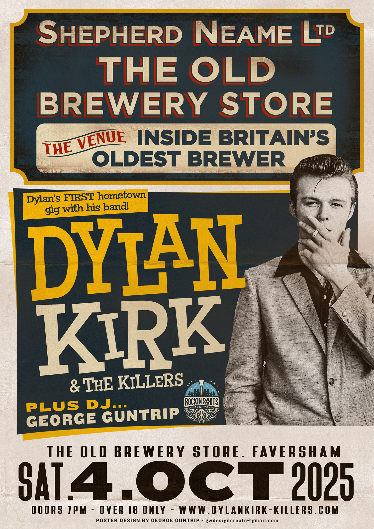 Dylan Kirk & The Killers poster
