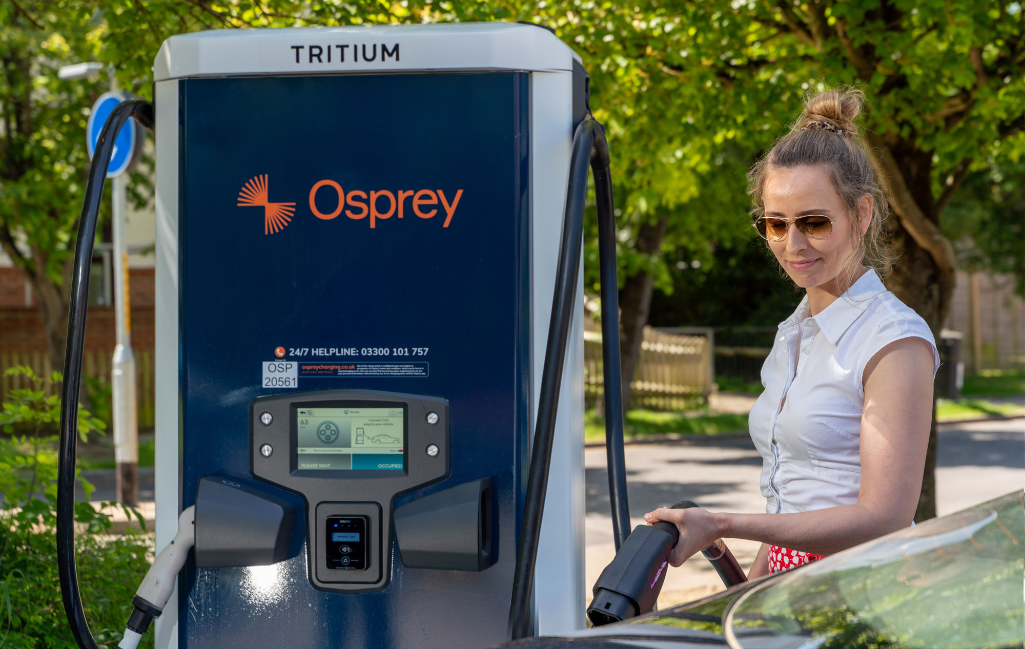 Electric car charging