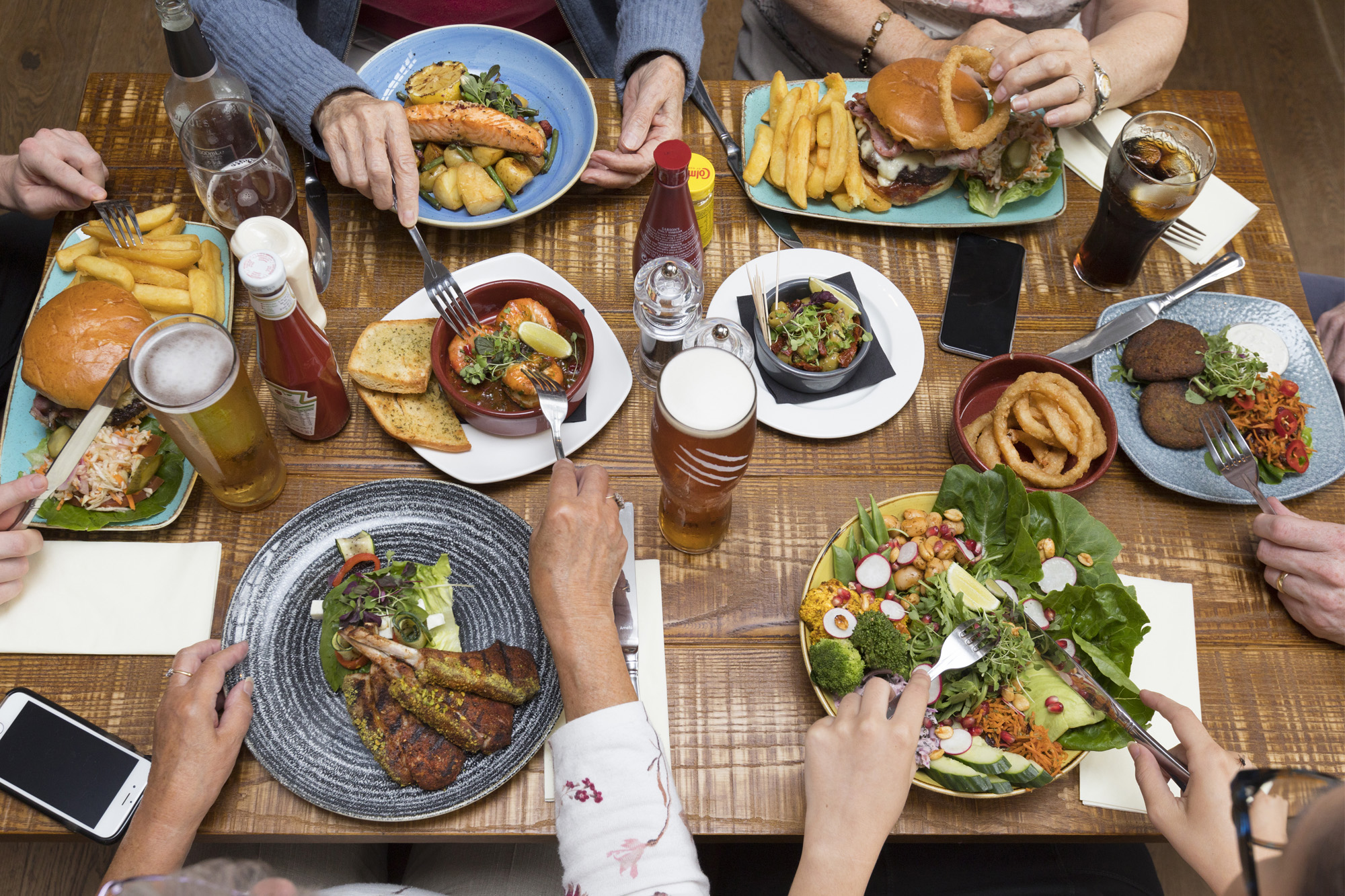 Delicious dishes await