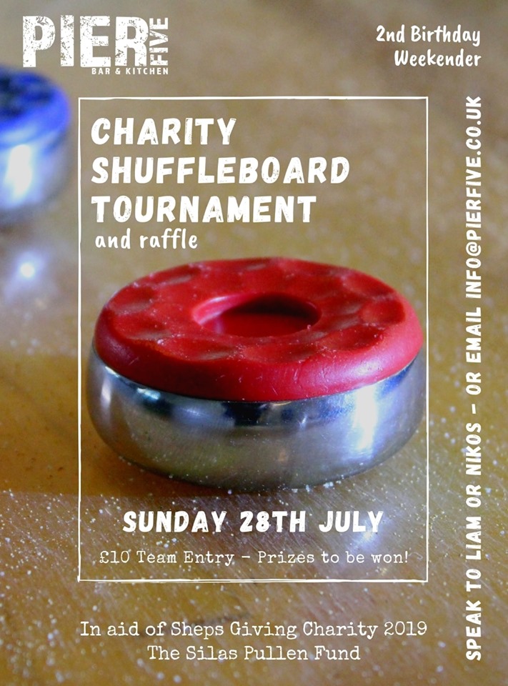 Charity Shuffleboard Event at Pier Five, Chatham 28/07/19