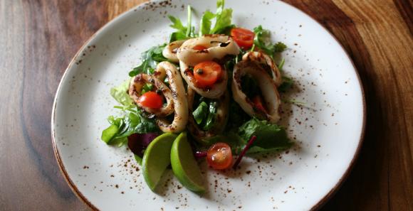 Whitstable Bay Pale Ale Marinated Squid